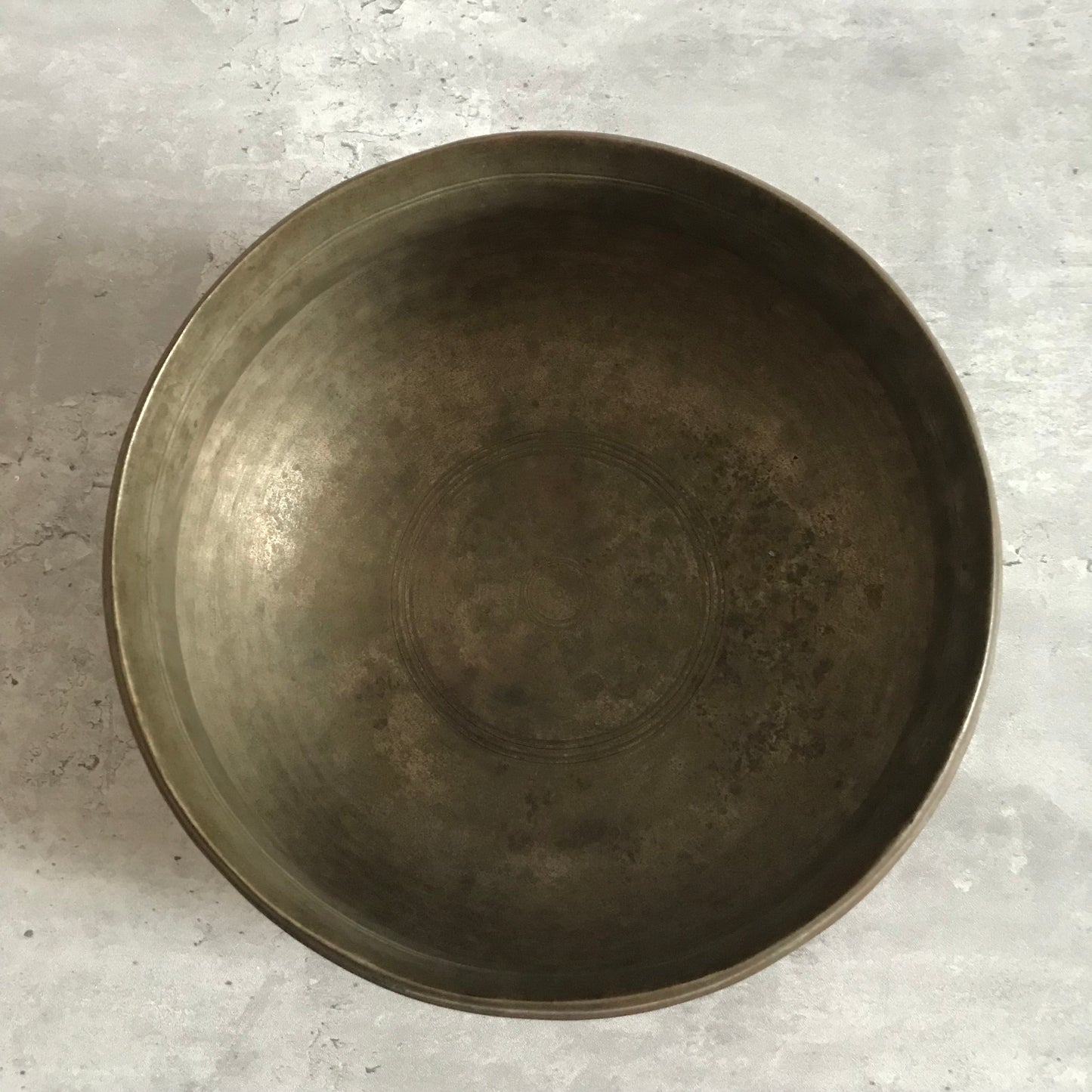 Middle Century Antique Shape Singing Bowl