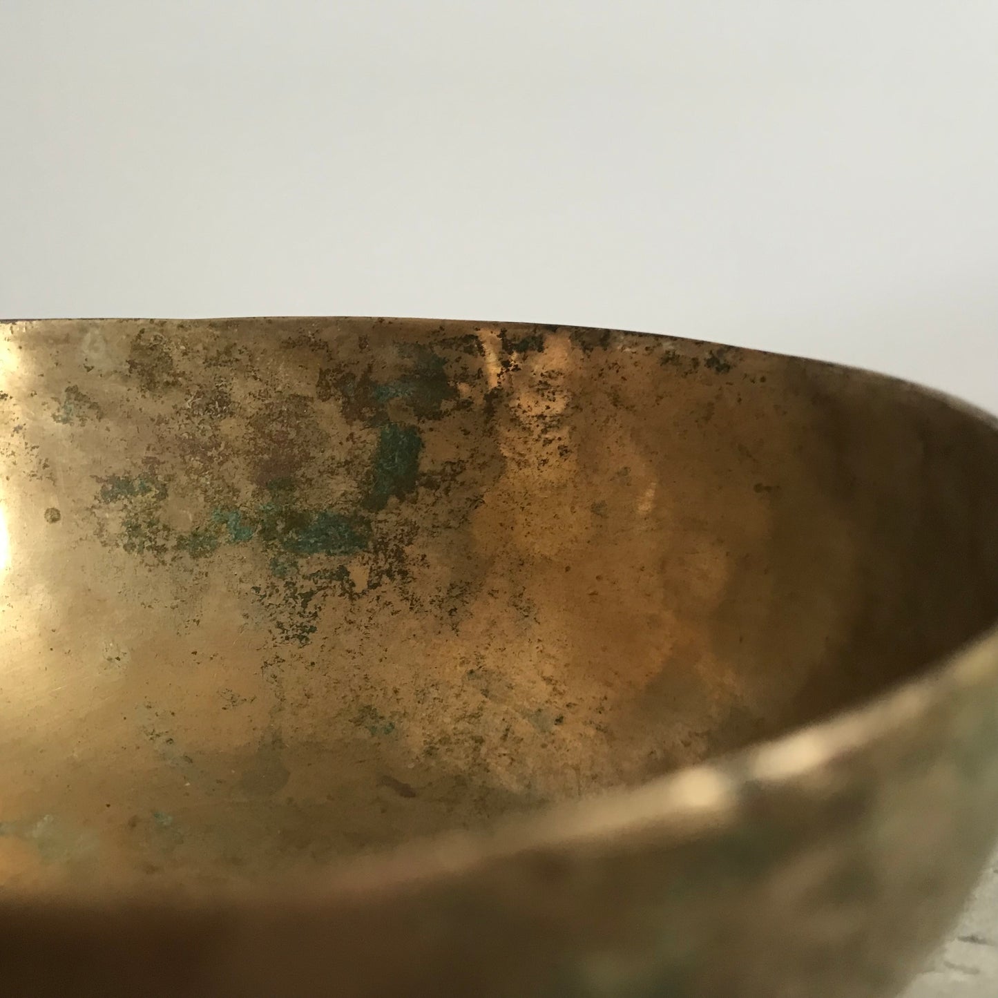 Antique Jambati Golden Singing Bowl