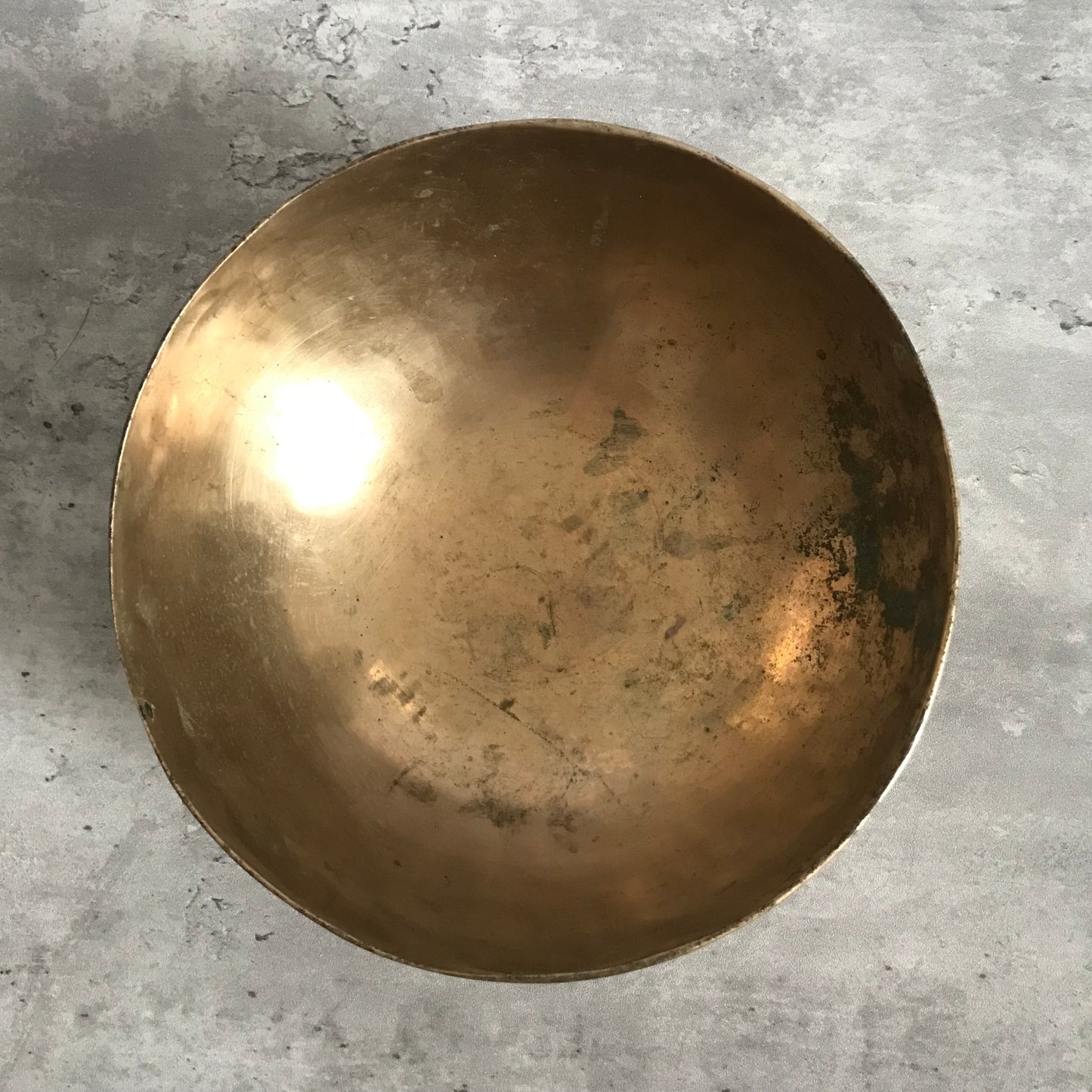 Antique Jambati Golden Singing Bowl